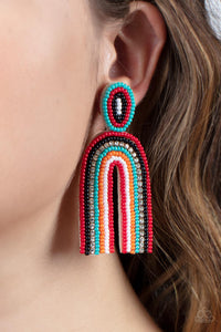 Paparazzi - Rainbow Remedy - Multicolored Earrings