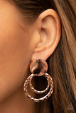 Paparazzi - Ancient Arts - Copper Earrings