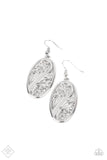 Paparazzi - High Tide Terrace - Silver Earrings