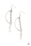 Paparazzi - Yin to My Yang - White Earrings