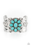 Paparazzi - Southern Eden - Blue Cuff Bracelet