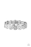 Paparazzi - Urban Stackyard -  Silver Stretch Bracelet