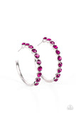 Paparazzi - Photo Finish - Pink Earrings