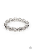 Paparazzi - Prismatic Palace - Silver Stretch Bracelet