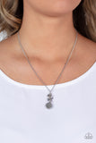 Paparazzi - Clustered Candescence - Silver Necklace