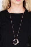 Paparazzi - Ecliptic Elegance - Copper Necklace