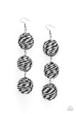 Paparazzi - Laguna Lanterns - Black Earrings