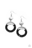 Paparazzi - ENTRADA at Your Own Risk - Black Earrings