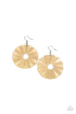 Paparazzi - Fan the Breeze - Brown Earrings