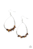 Paparazzi - Come Out of Your SHALE - Brown Earrings