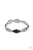 Paparazzi - Garden Rendezvous - Black Stretch Bracelet