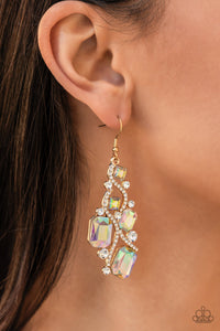 Paparazzi - Interstellar Illumination - Multicolored Earrings