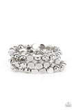 Paparazzi - HAUTE Stone - Silver Bracelets