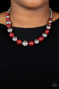 Paparazzi - Stone Age Adventurer - Red Stone Necklace