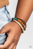 Paparazzi - Woodsy Wayfarer - Multicolored Urban Bracelet