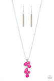 Paparazzi - Wild Bunch Flair - Pink Necklace