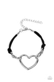 Paparazzi - Flirty Flavour - Black Bracelet