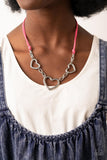 Paparazzi - Fashionable Flirt - Pink Necklace