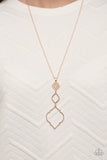Paparazzi - Marrakesh Mystery - Rose Gold Long Necklace