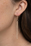 Paparazzi - Marrakesh Mystery - Rose Gold Long Necklace