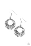 Paparazzi - Rebel Resplendence - Silver Earrings