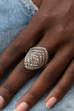 Paparazzi - Plead GLITZY - Silver Ring