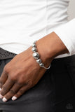 Paparazzi - Bead Creed - Silver Cuff Bracelet