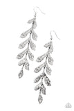 Paparazzi - Lead From the FROND - Silver Earrings