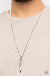 Paparazzi - Mysterious Marksman - Silver Urban Necklace