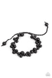 Paparazzi - Vintage Versatility - Black Beaded Bracelet