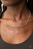 Paparazzi - Collar Poppin Sparkle - Silver Necklace