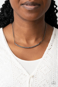 Paparazzi - Collar Poppin Sparkle - Black Necklace