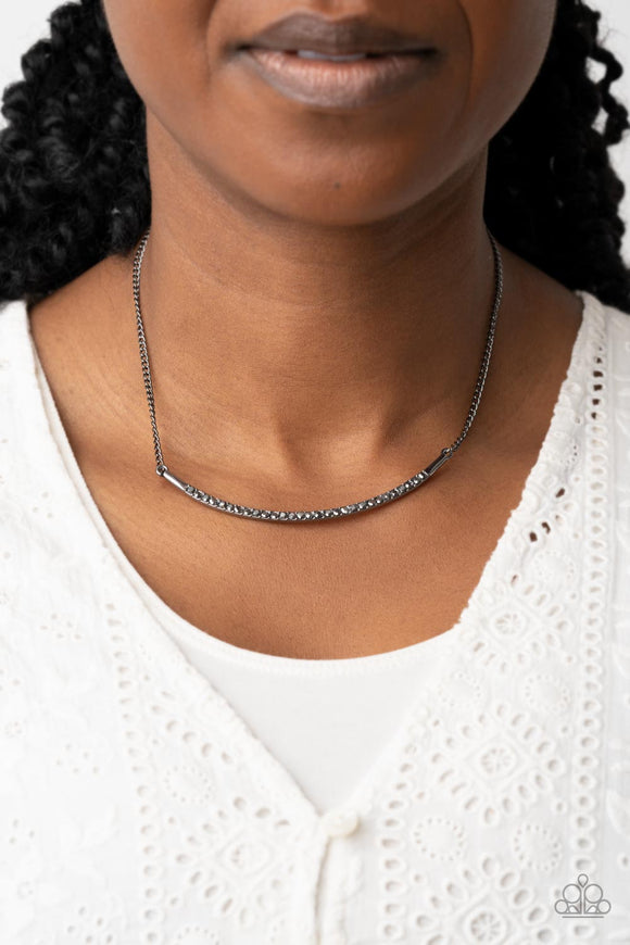 Paparazzi - Collar Poppin Sparkle - Black Necklace