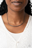 Paparazzi - Collar Poppin Sparkle - Black Necklace