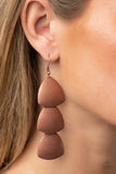 Paparazzi - Modishly Metallic - Copper Earrings