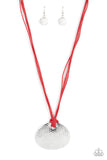 Paparazzi - Rural Reflex - Red Necklace