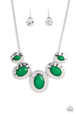 Paparazzi - Rivera Rendezvous - Green Necklace