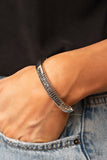 Paparazzi - Chart-Topping Twinkle - Silver Hinge Bracelet