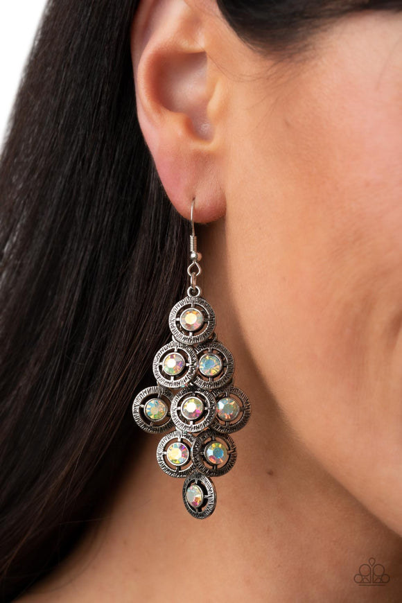 Paparazzi - Constellation Cruise - Multicolored Statement Earrings