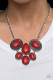 Paparazzi - All-Natural Nostalgia - Red Necklace