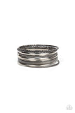 Paparazzi - Circlet Circus - Gunmetal Bangles