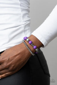 Paparazzi - Walk This SWAY - Purple Bracelet