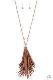 Paparazzi - A Clean Sweep -  Brown Necklace