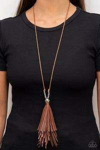 Paparazzi - A Clean Sweep -  Brown Necklace