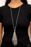 Paparazzi - A Clean Sweep - Long Silver Necklace