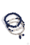 Paparazzi - Redefined Romance - Blue Bracelet