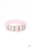 Paparazzi - Timelessly Tea Party - Pink Bracelet