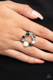 Paparazzi - Butterfly Bustle - Green Ring