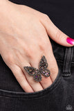 Paparazzi - Flauntable Flutter - Multicolored Ring