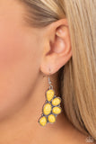 Paparazzi - Havasu Hideaway - Yellow Earrings